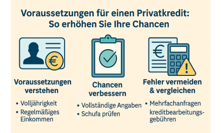 Voraussetzungen für einen Privatkredit